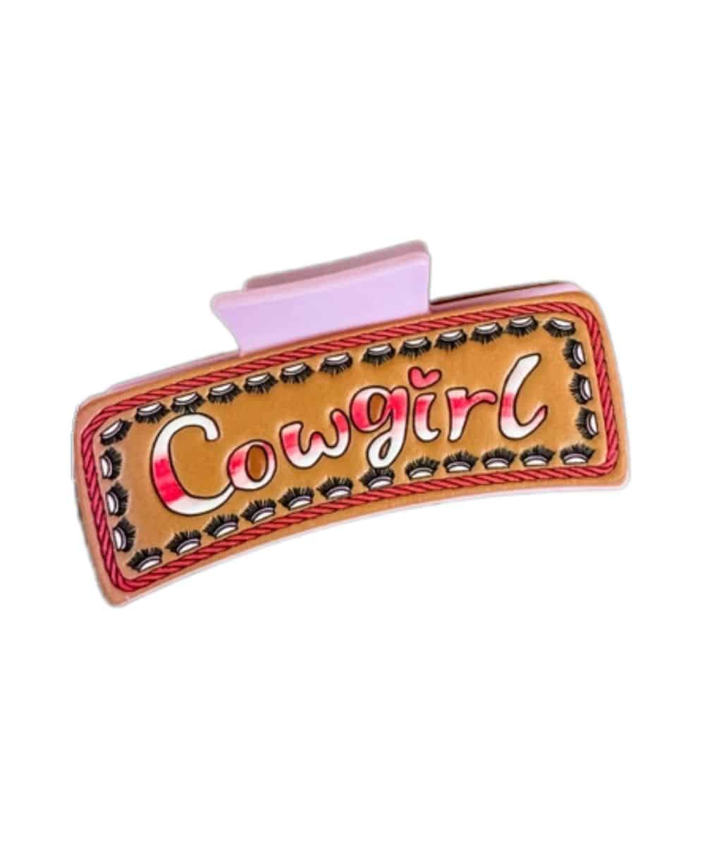 Boho Ranch Women's Pink Cowgirl Claw Clip