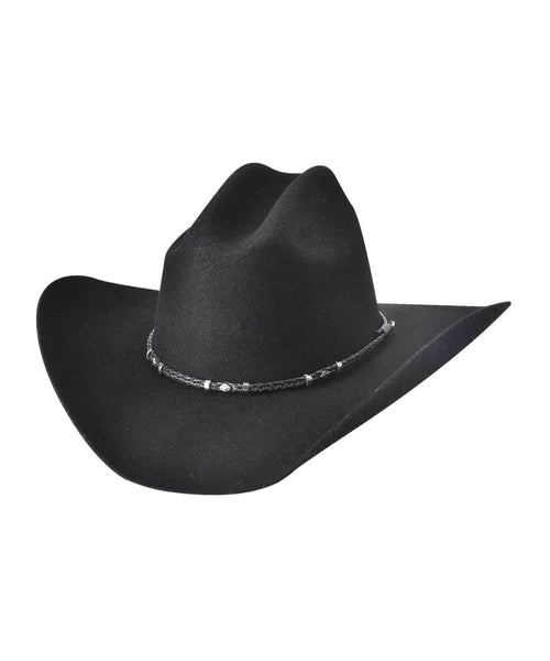 Bullhide Gholson Black 4X Wool Hat