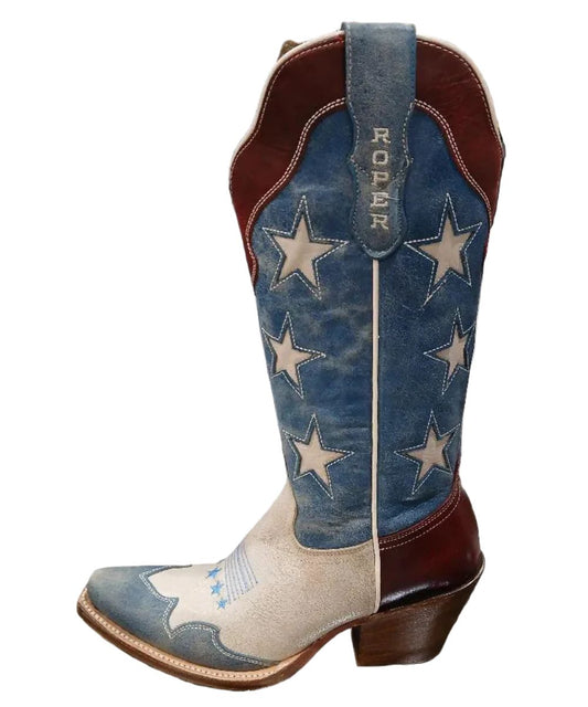 Red/White/Blue Women's Americana Boot
