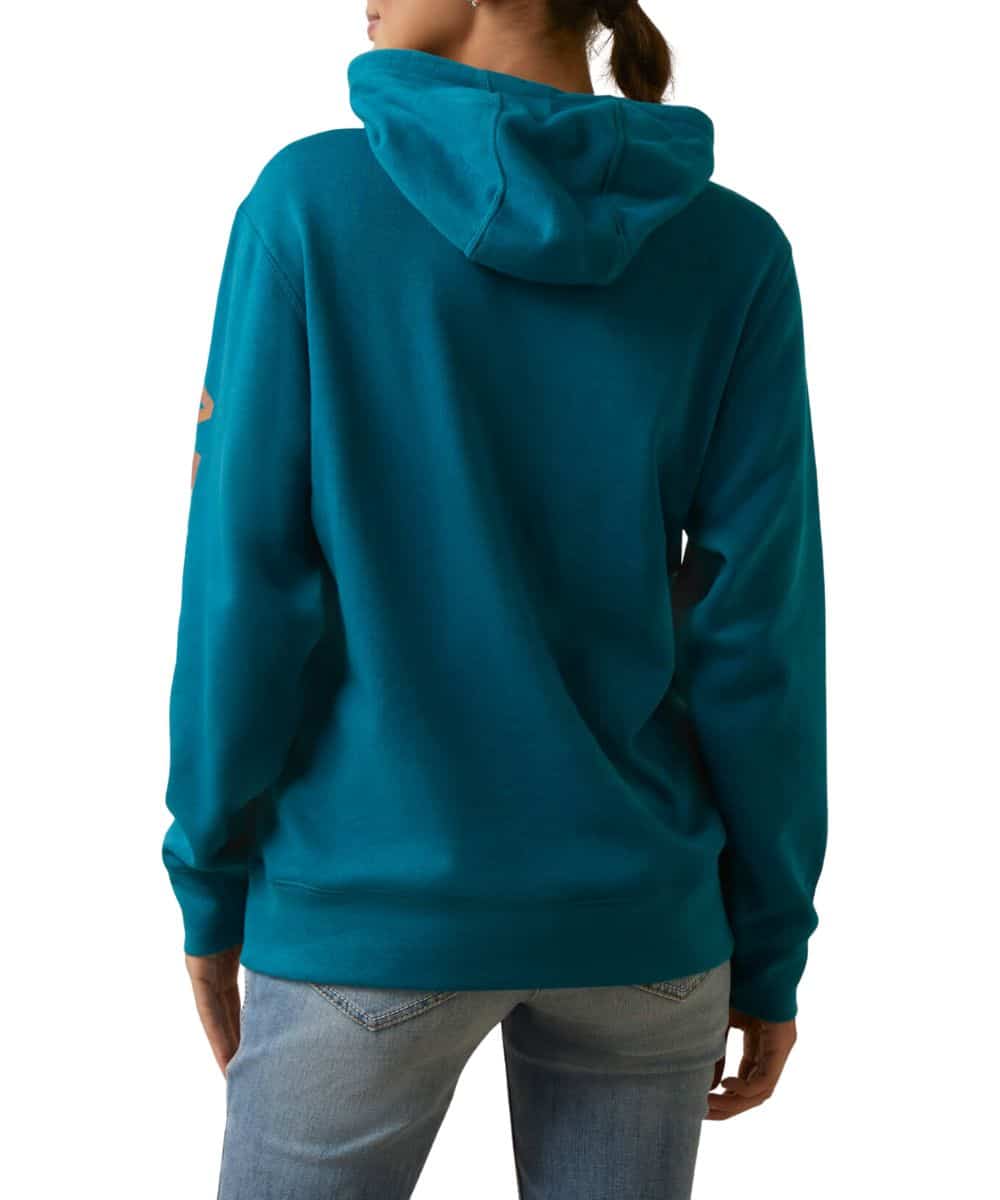 Ariat Women's Deep Lagoon Logo Hoodie