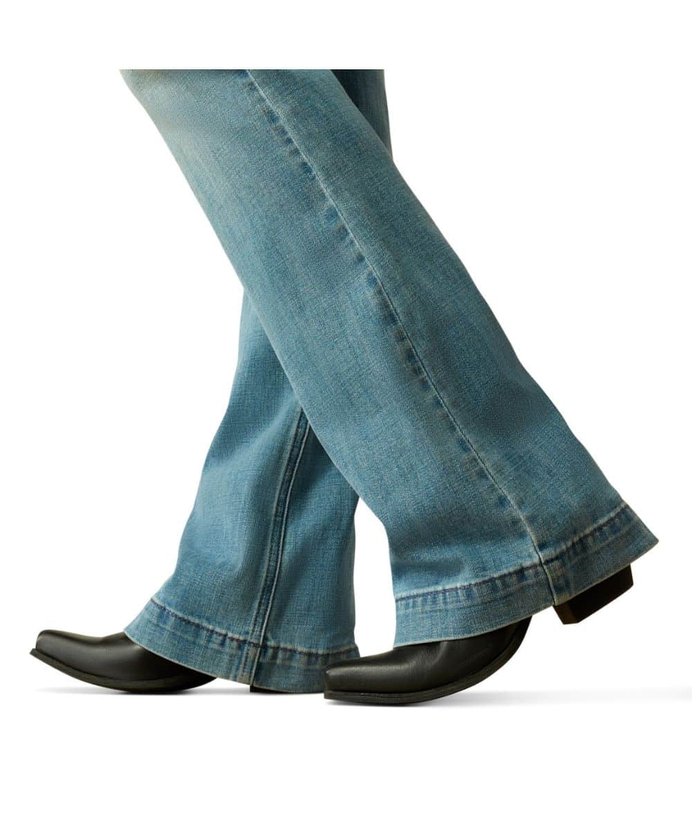 Close-Up View Of The Wide Leg And Trouser Hem