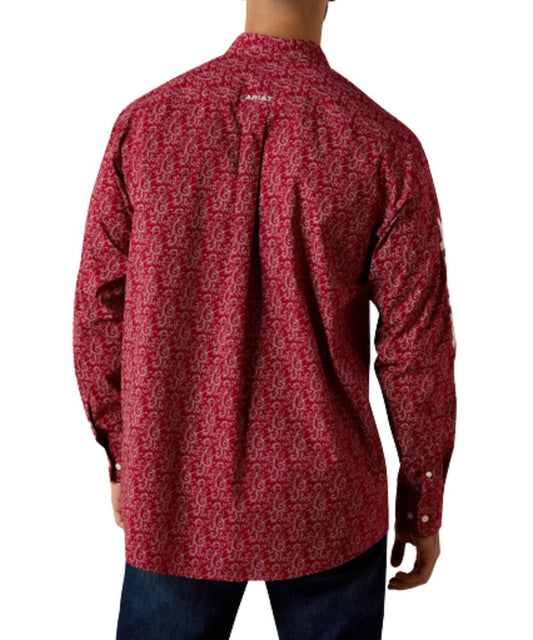 Straight Back Yoke With Box Pleat And Logo Embroidery