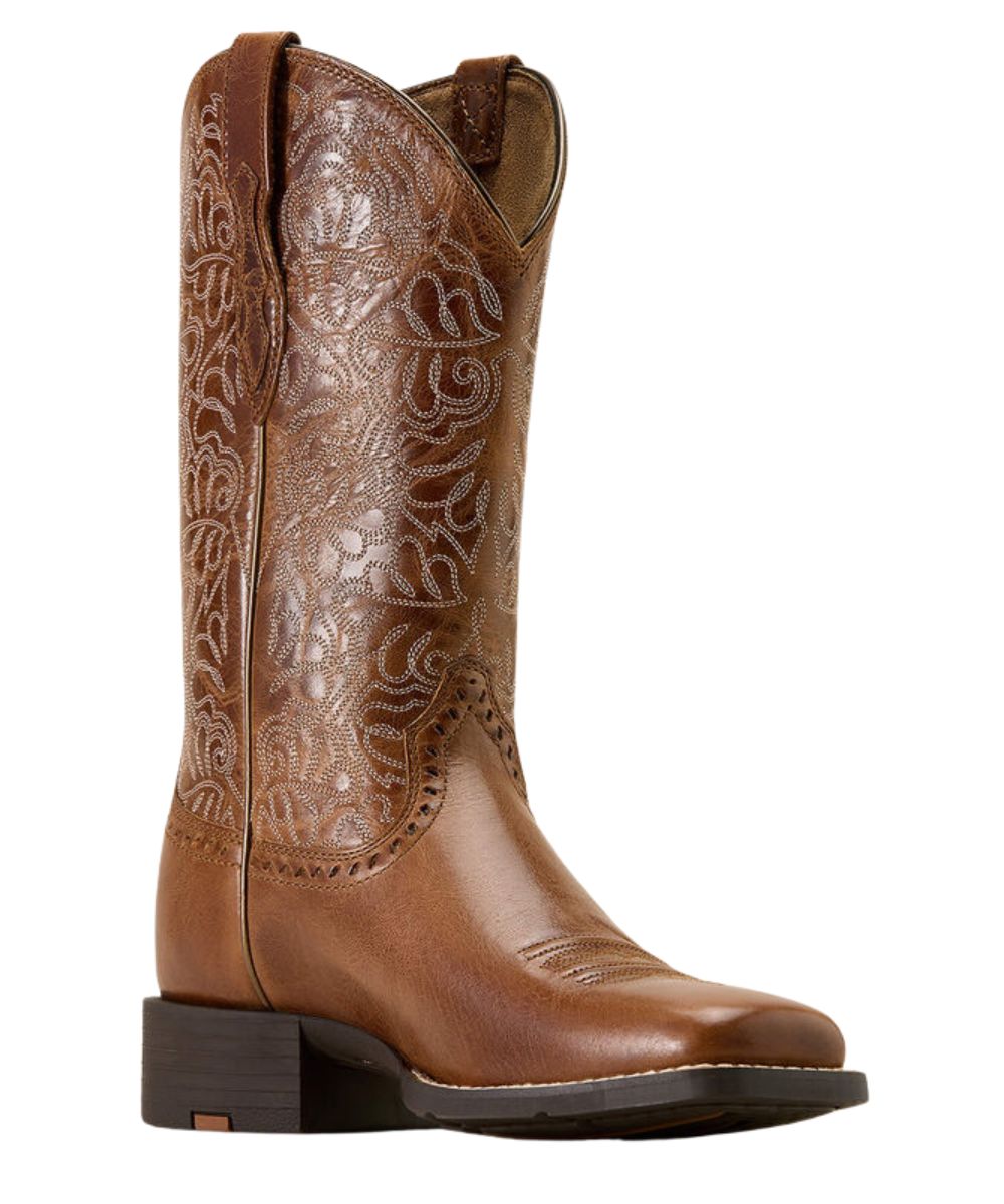 Ariat Women's Aged Tan Round Up Remuda Western Boot