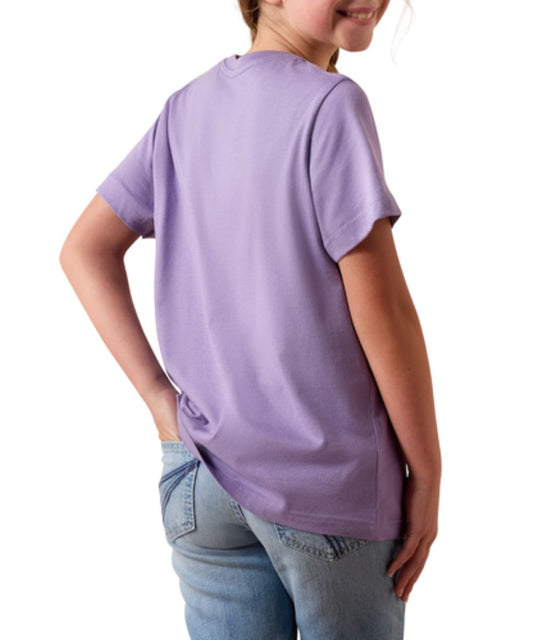 Girl's Lavender Graphic Tee