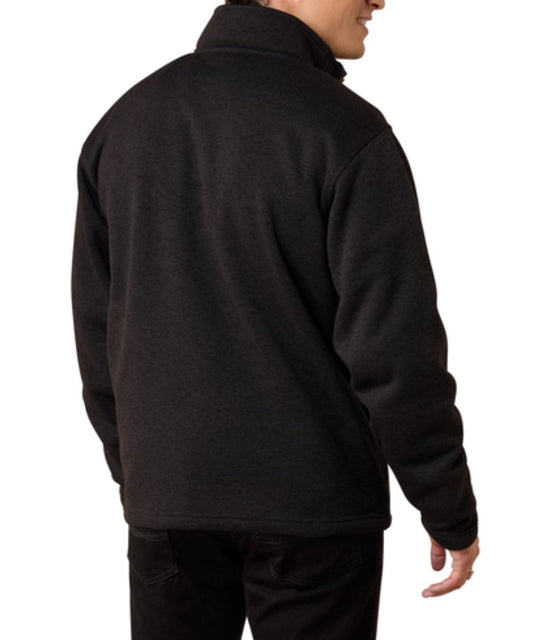 Back view of the men's phantom long sleeve pullover sweater featuring the subtle pattern