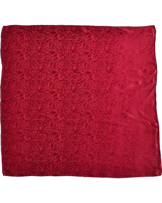 M&F Western Products Womens Jacquard Silk Red Wild Rag