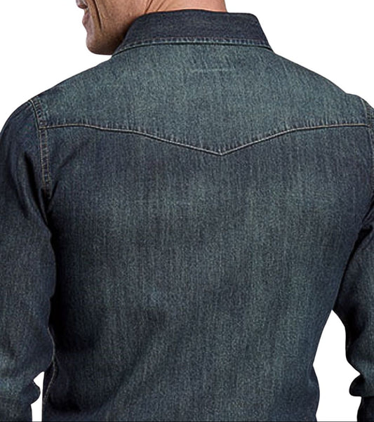 Stetson Men's Denim Snap Shirt