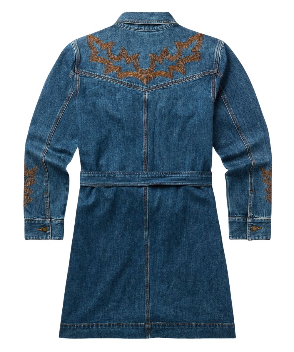 Stetson Women's Embroidered Denim Dress