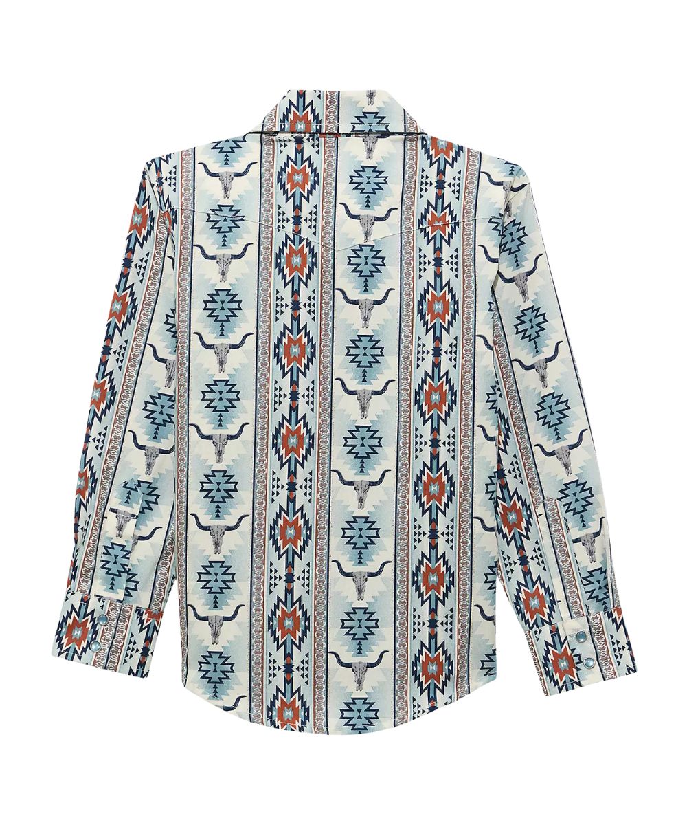 Wrangler Boys' Checotah Snap Shirt