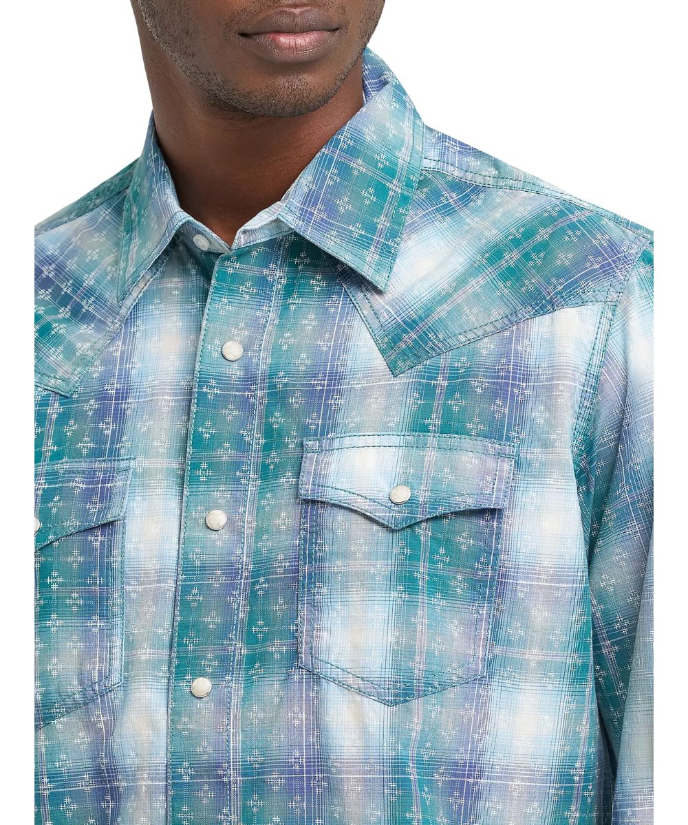 Wrangler Men's Retro Western Snap Shirt