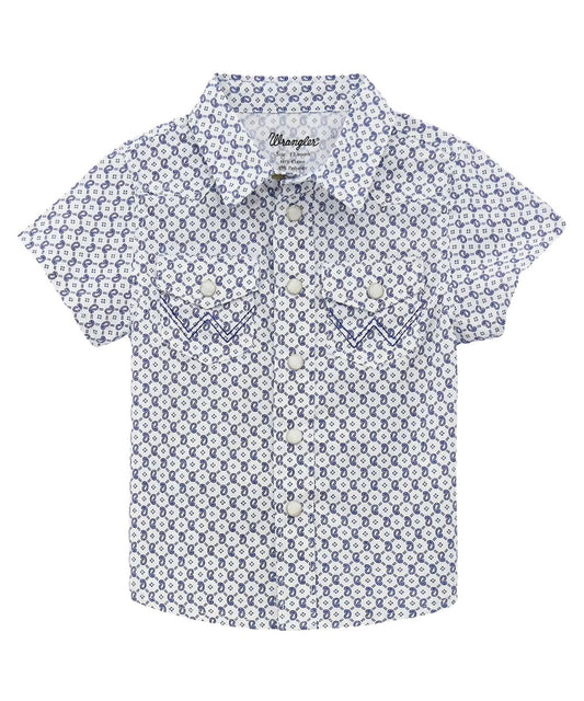 Wrangler Little Boys' Western Snap Shirt