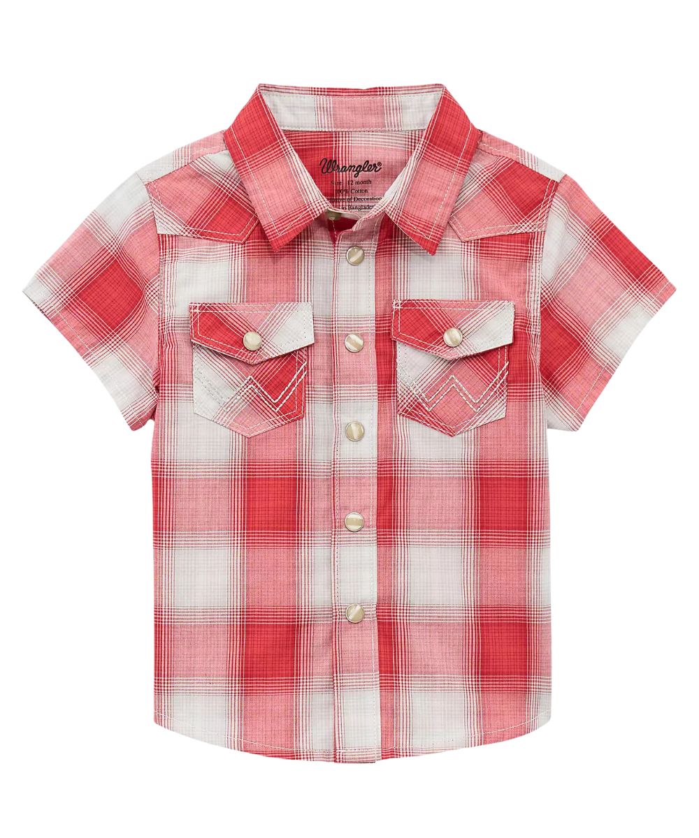 Wrangler Little Boys' Retro Western Snap Shirt