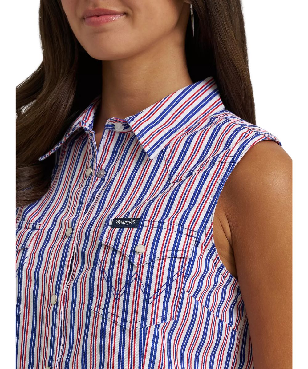 Wrangler Women's Retro Americana Snap Shirt