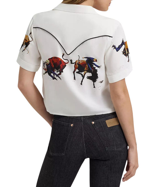 Wrangler Women's Lainey Wilson Rodeo Camp Shirt