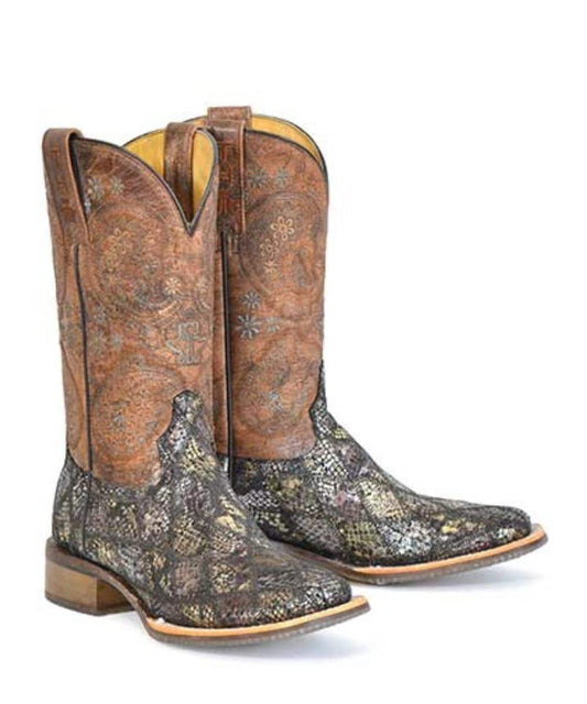Tin Haul Women's Paisley Python Boot