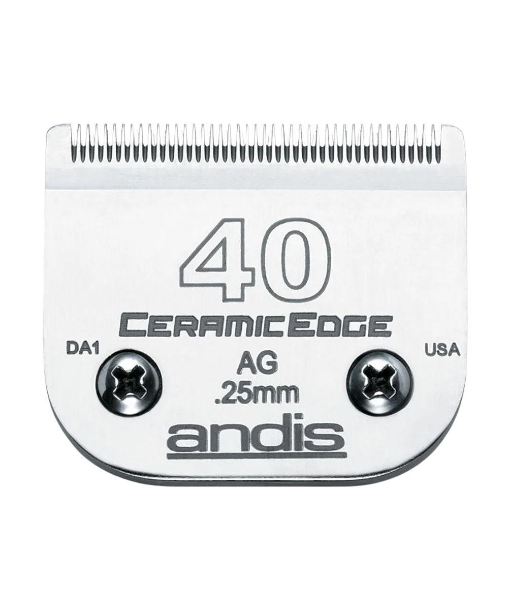 Size 40 CeramicEdge .25mm Andis Clipper Blade