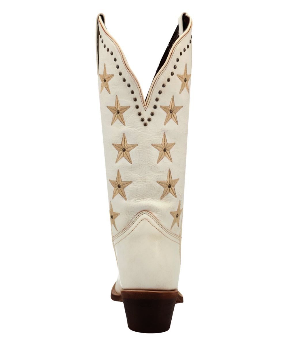 Back view of the medium cowboy heel