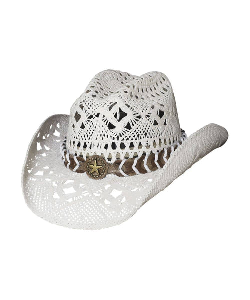 Bullhide Women's Naughty Girl Straw Hat - White