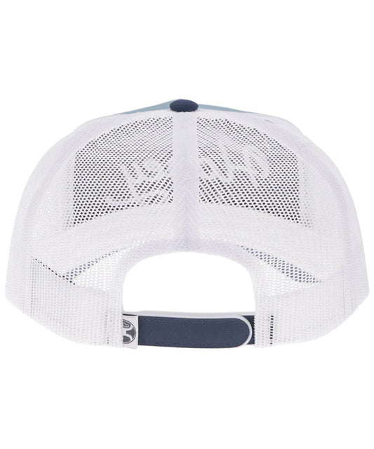 Back view of the adjustable snapback closure, one size fits most