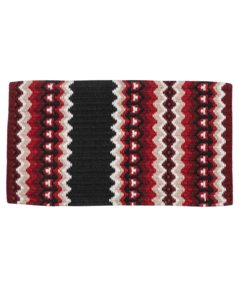 Tough1 Tucson Wool 34"x40" Saddle Blanket in red