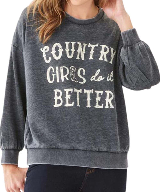 Gift Craft Vintage Oversized Sweatshirt
