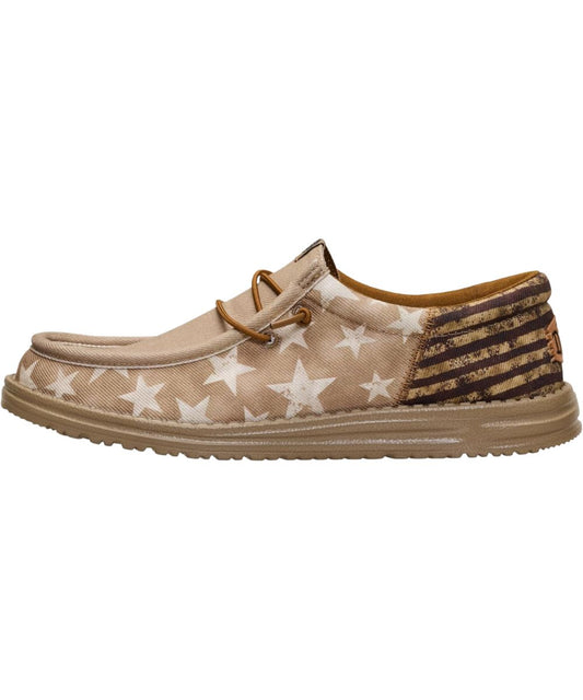Hey Dude Men's Patriot Wally Funk Shoe