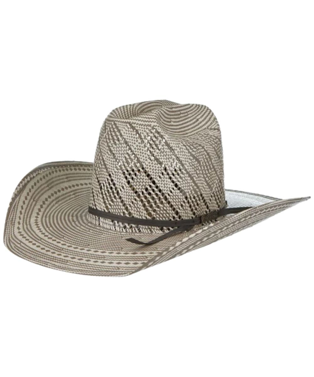 American Hat Co. Rancher Steel and Ivory Straw Hat