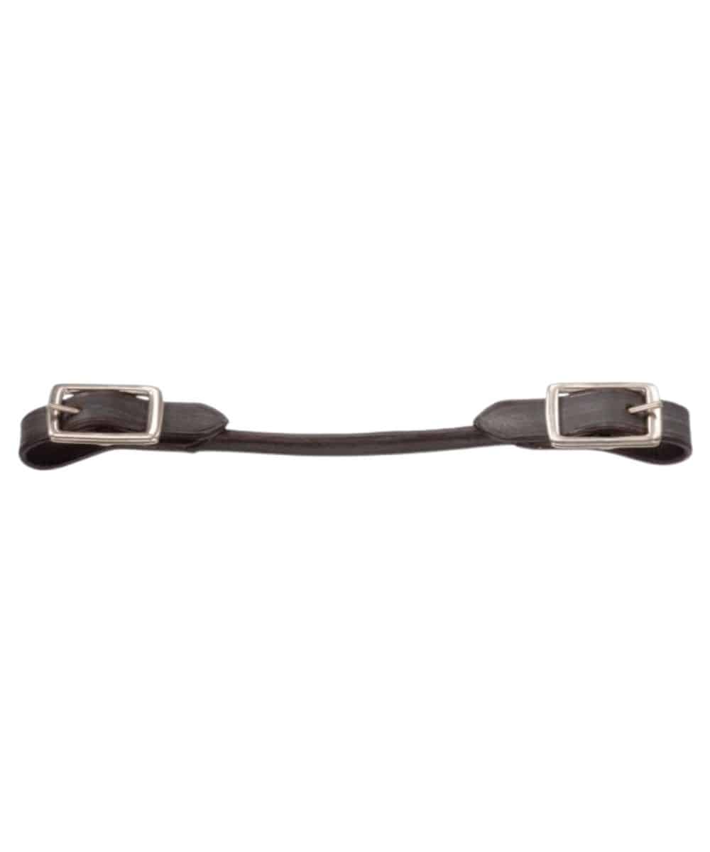 Royal King Rolled Leather Curb Strap