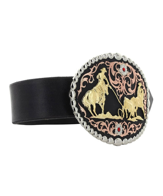 Montana Silversmiths Men's Team Roper Attitude Buckle