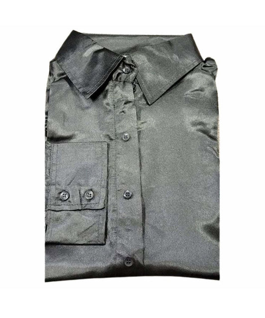 Royal Highness Women's Concealed Zipper Sateen Shirt