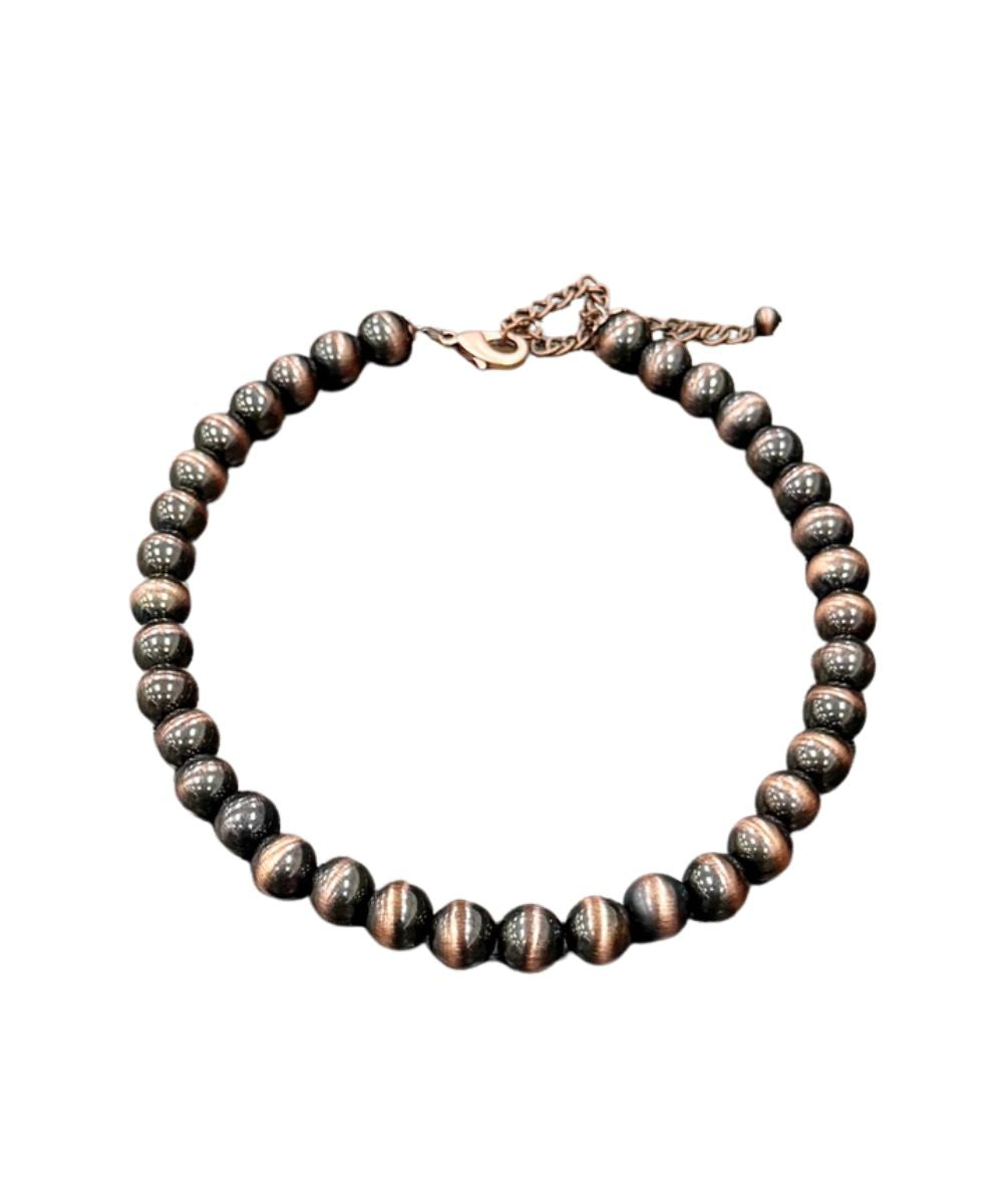 Isac Trading Women's Copper Tone Western Necklace