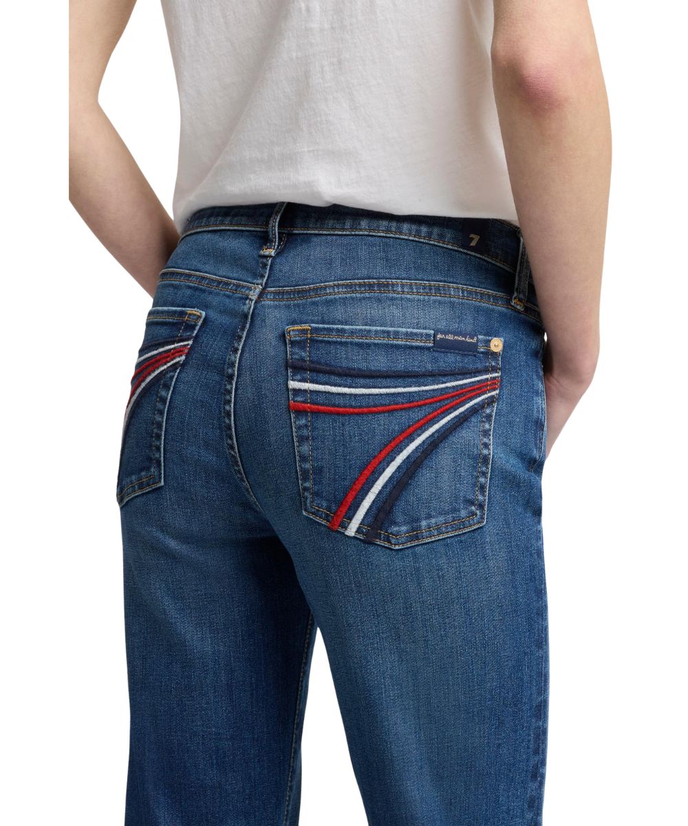 7 For All Mankind Women's Royalty Dojo Flare Jean