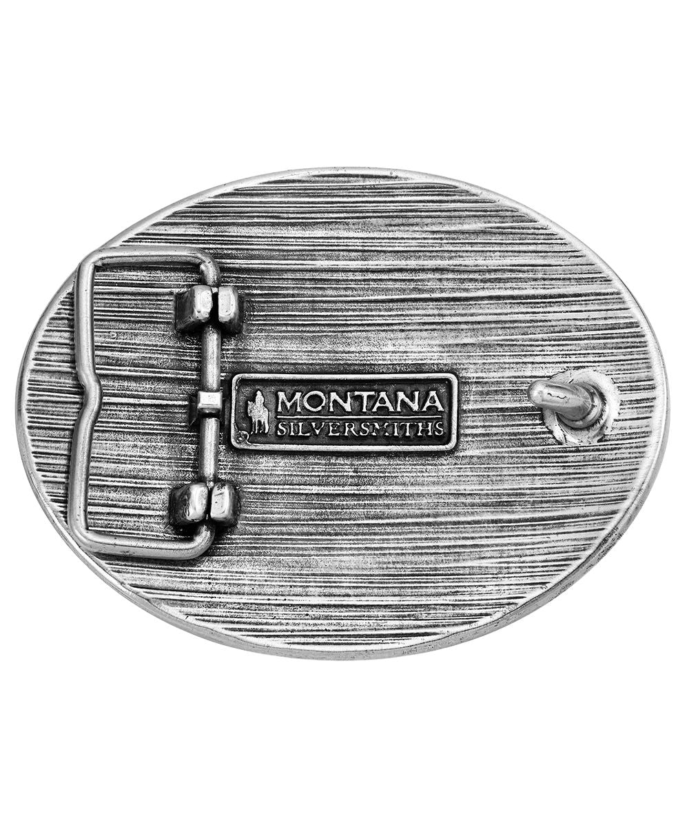 Montana Silversmiths Men's Cowboy Credence Belt Buckle