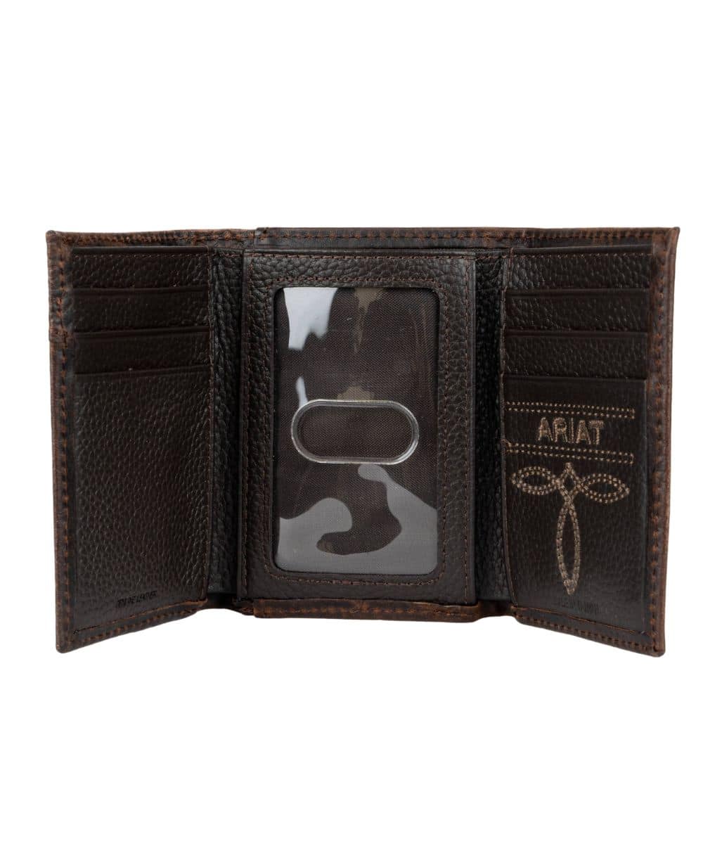 M&F Western Men's Ariat Trifold Wallet