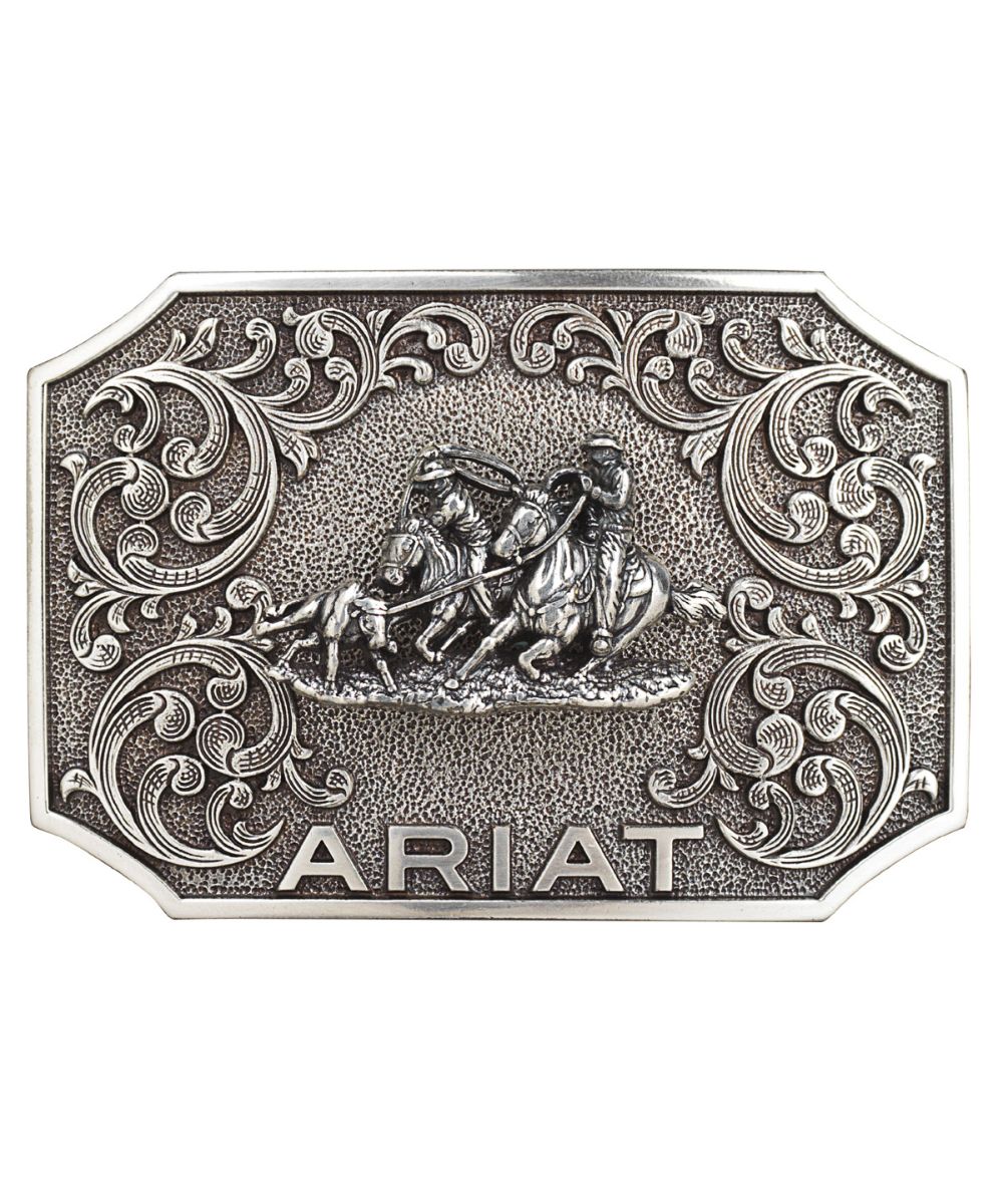 M&F Western Ariat Team Roper Belt Buckle