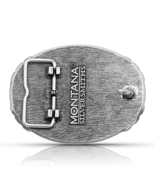 Montana Silversmiths Men's Dale Brisby Rodeo Time Attitude Buckle