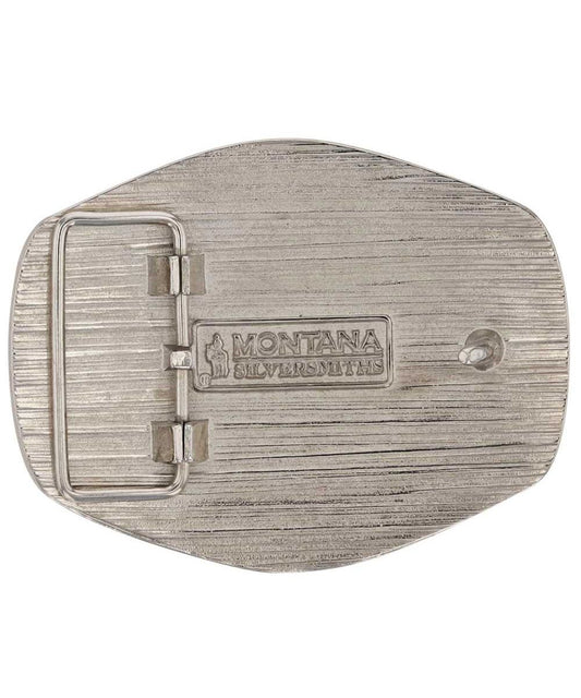 Montana Silversmiths Men's Ride The Storm Attitude Buckle