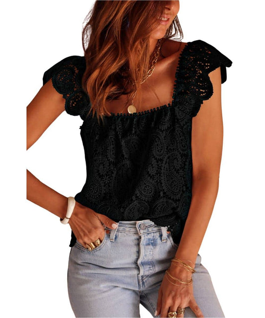 Aireful Women's Ruffle Tank Top