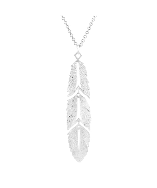 Montana Silversmiths Women's Freedom Feather Necklace