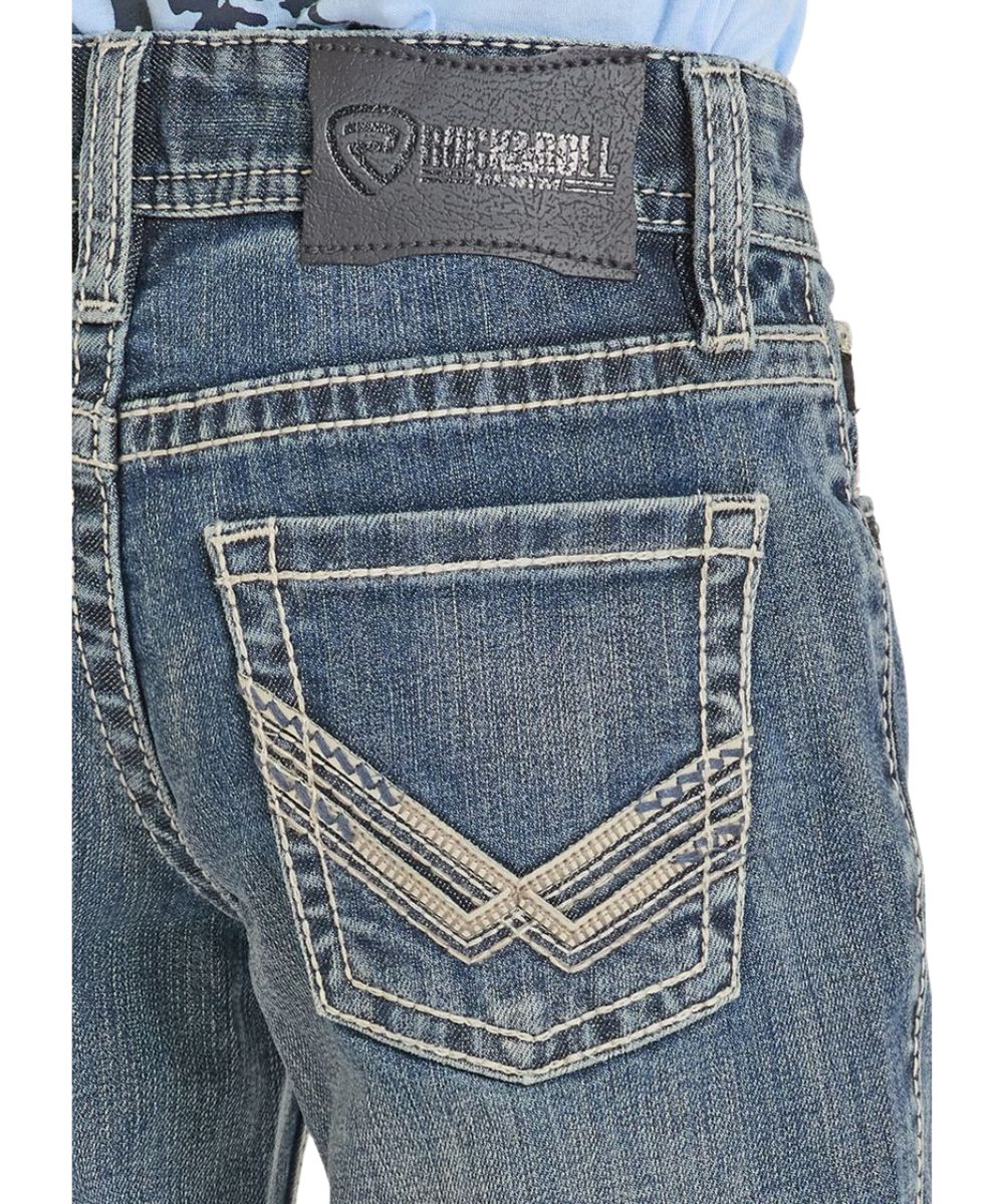 Rock & Roll Denim Boys' ReFlex Revolver Straight Jean