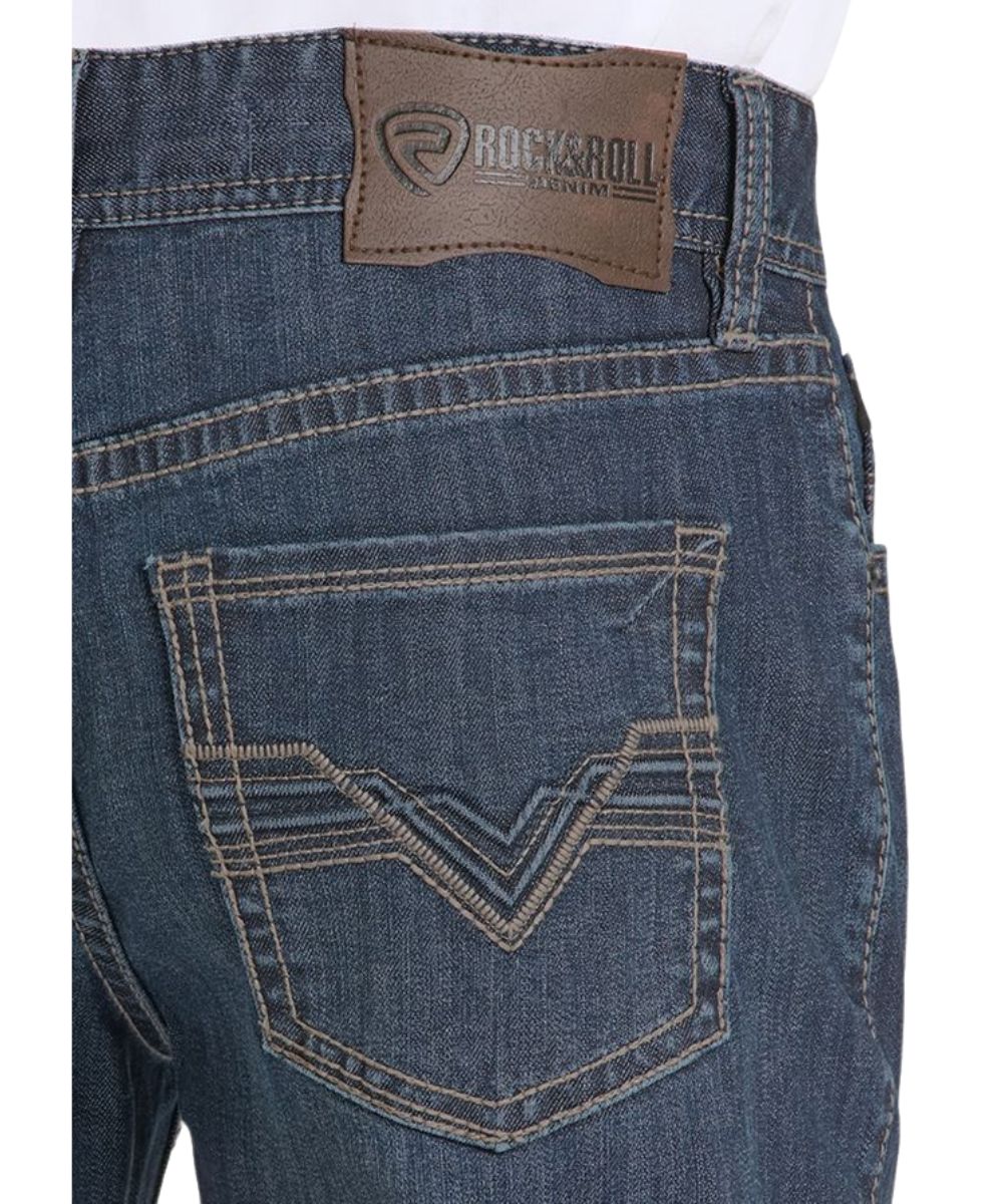 Raised Denim Embroidered Back Pockets