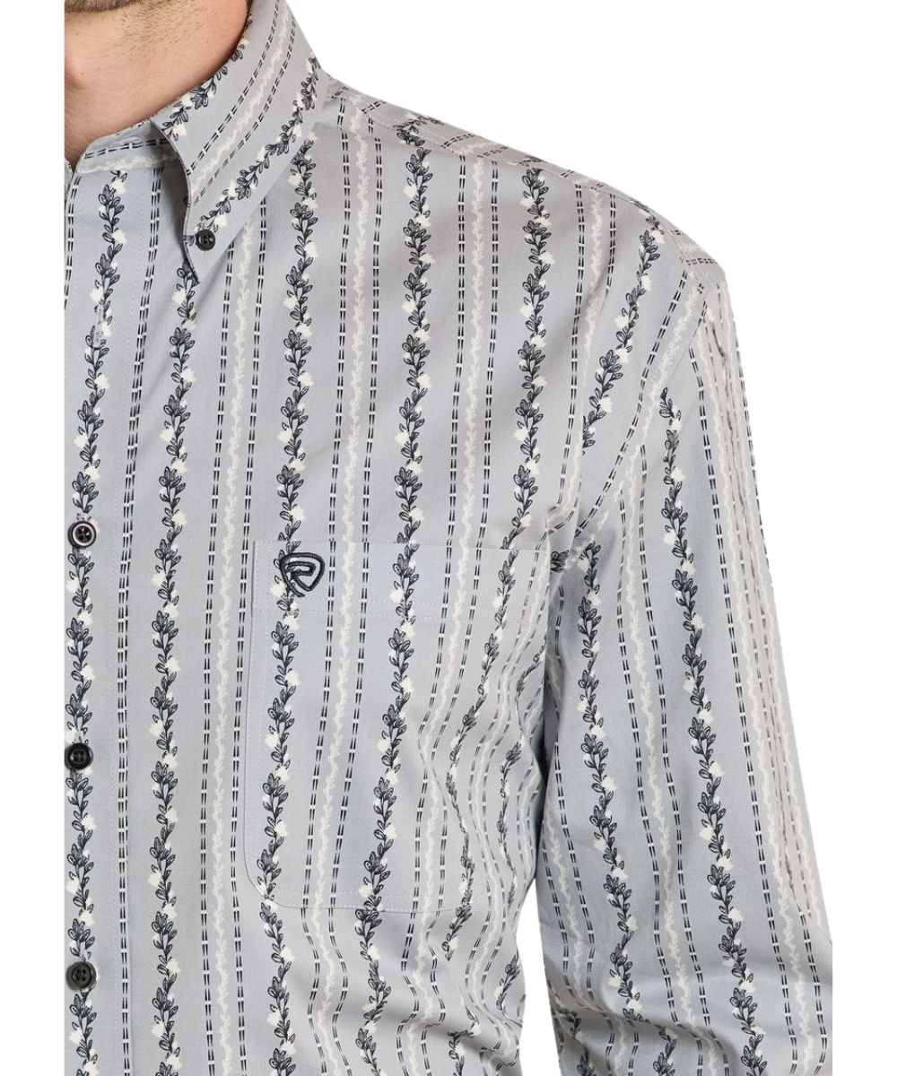 Rock & Roll Cowboy Men's ReFlex Button Down Shirt