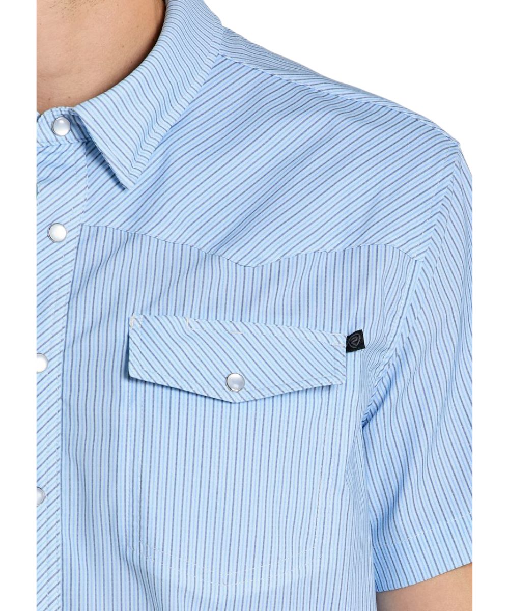Rock & Roll Cowboy Men's Tek Western Snap Shirt