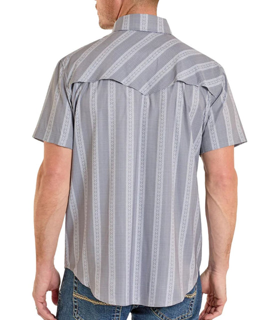 Rock & Roll Cowboy Men's Tek Western Snap Shirt