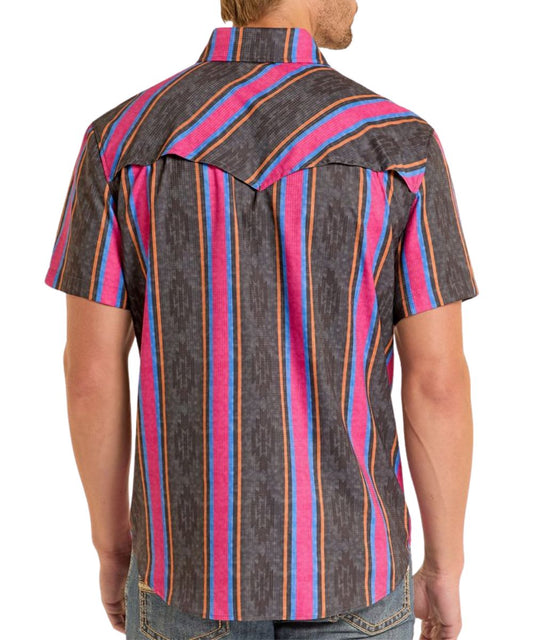 Rock & Roll Cowboy Men's TekWestern Snap Shirt