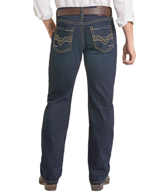 Rock & Roll Denim Men's Double Barrel Boot Cut Jean