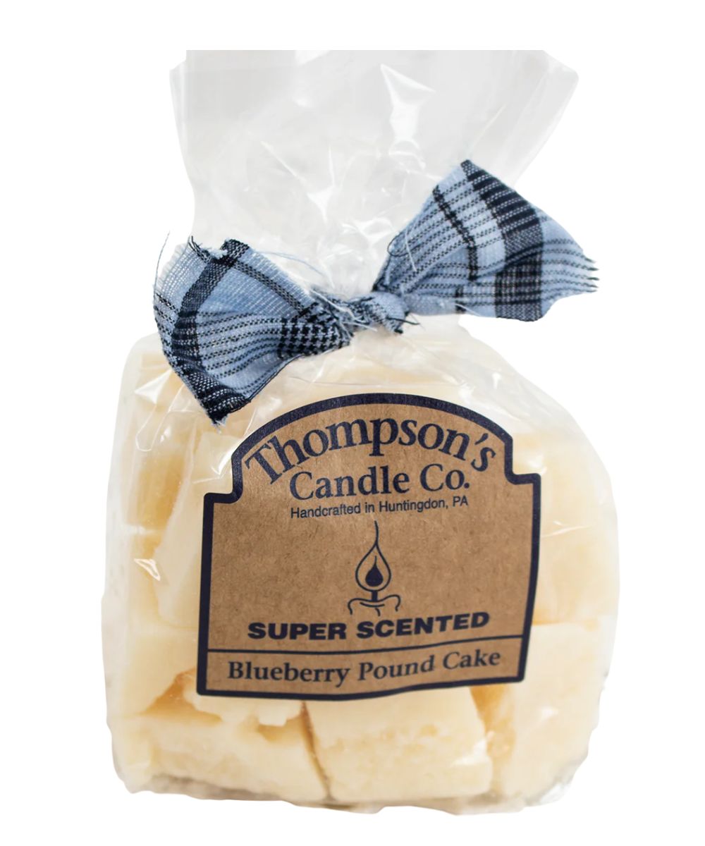 Thompson's Candle Co. Super Scented Blueberry Pound Cake Wax Melt Crumbles