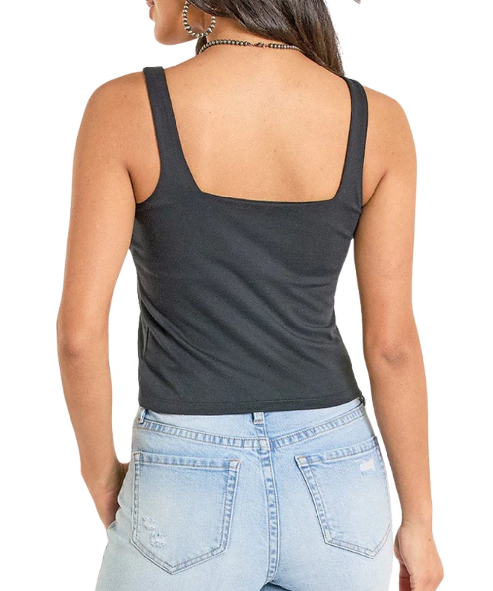 Rock & Roll Cowgirl Women's Buckle Tank Top