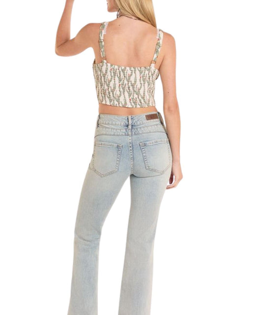 Smocked Back With Adjustable Shoulder Straps