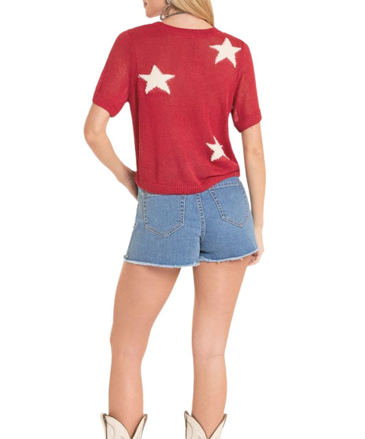 Rock & Roll Cowgirl Women's Sweater Tee